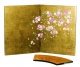 屏風木製金箔貼しだれ桜(花台付)