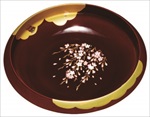 菓子鉢 溜 金雲さくら